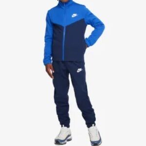 Nike Royal Blue and Navy Tracksuit Size 10-12